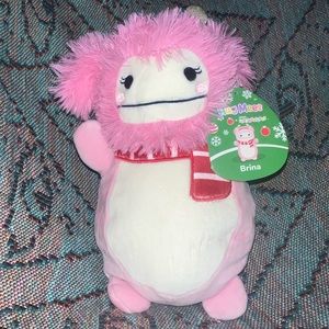 Squishmallows Pink and White Plush Toy Brina